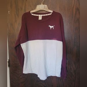 VS PINK CREWNECK SWEATER